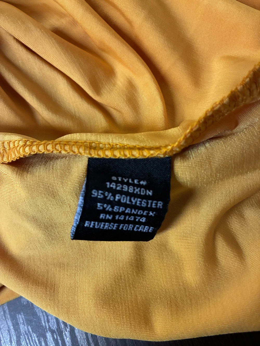 Elie McCarthy Women's Yellow Button-Front Short Sleeve Top (3X)